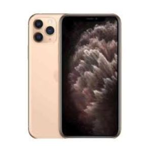 iPhone 11 Pro Max, 256GB in Matte Gold, showcasing its sleek design and advanced triple-camera system