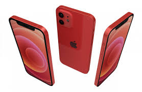 iPhone 12, 128GB in Red, showcasing its vibrant design and advanced features.