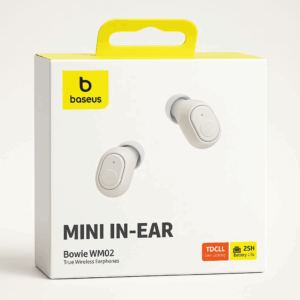 Baseus mini in Ear Buds Creamy White WM02