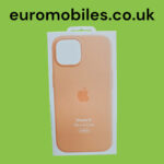 Apple  iphone 15 Silicon Case with MagSafe Orange Sorbet MT0W3ZM/A Retail Packed