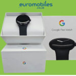 Google Pixel Watch 41mm Matte Black Stainless Steel Case /Obsidian Active Band Brand New