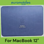 MacBook 12 inch Leather Sleeve Midnight Blue