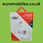 3SIXT DUAL USB Car fast charger with lightning cable - Image 3