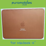 MacBook 12 inch Leather Sleeve Sladdle Brown - Image 4
