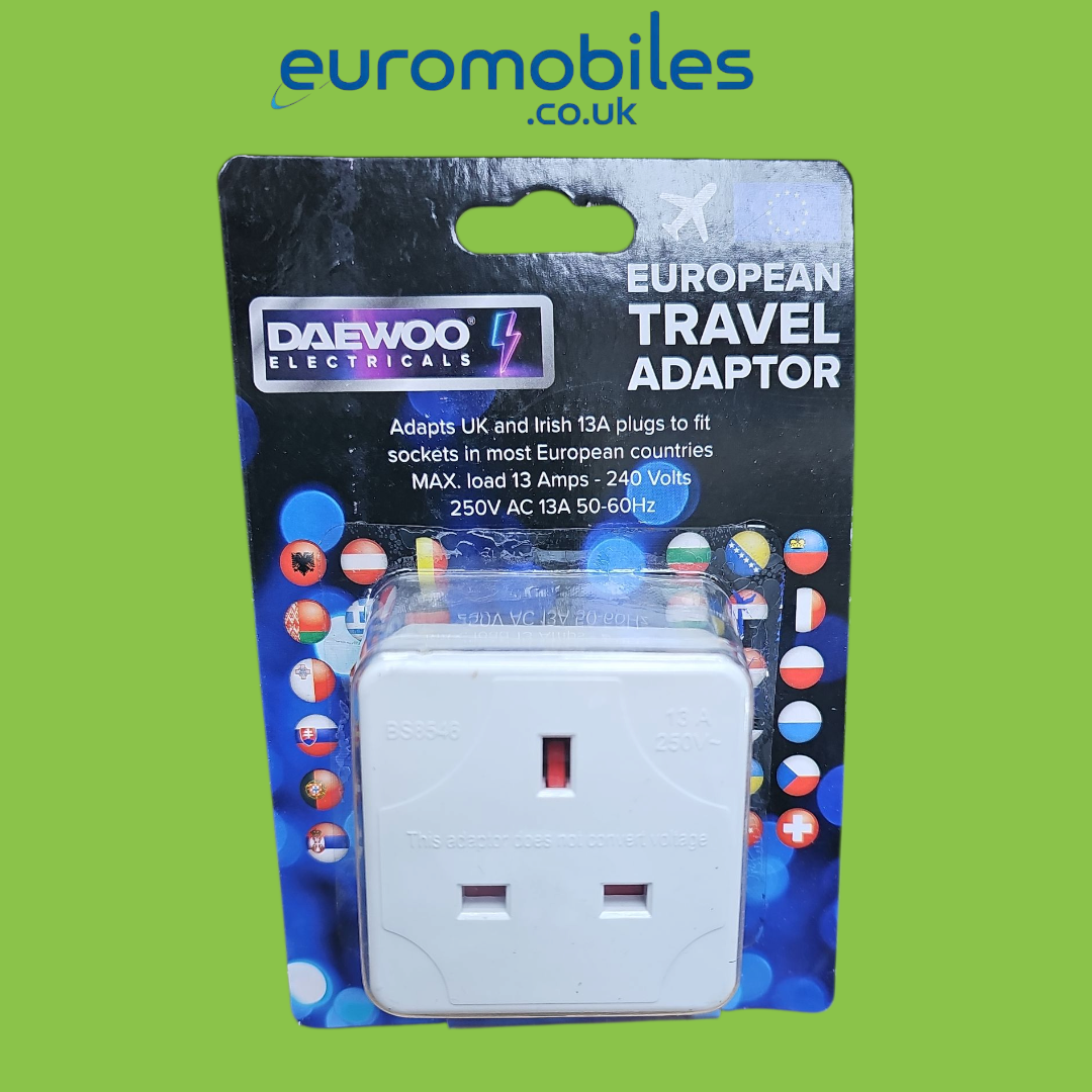 17521394151000098309.jpg DAEWOO UK TO Europe Travel Adaptor 2Pin TVL1015 - Image 1