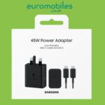 SAMSUNG 45W EP-T4511 Power Adapter with USB-C Cable 1.8m Black Retail Pack