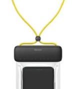 Baseus Let''s go Slip Cover Waterproof Bag - Gray+Yellow - Image 7