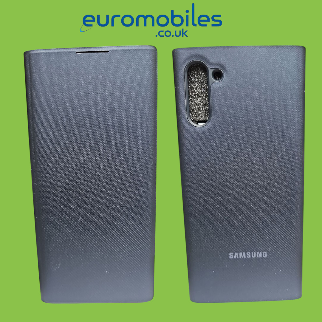 0.53246200 174187744348651023.jpg Samsung Galaxy Note 10 / Note 10 5G Black LED View Cover - Image 1