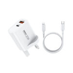 Remax 20W RP-U120 DUAL USB A+C With C to Lightning Cable