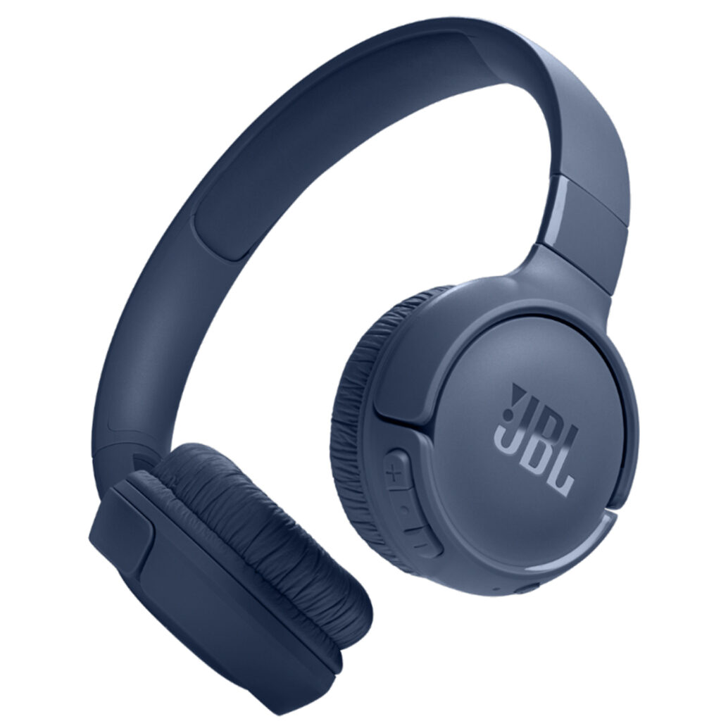 JBL Tune 520BT blue wireless on-ear headphones