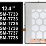 SAMSUNG S7 FE T730 LCD BLACK