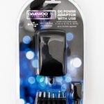 Daewoo 2250mA DC power adaptor with USB and interchangeable connectors