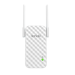 Tenda A9 white N300 wireless range extender front view