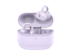 Havit OWS929 violet open-ear wireless earbuds with charging case