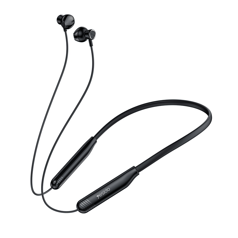 Yesido YSP20 black magnetic Bluetooth neckband earphones