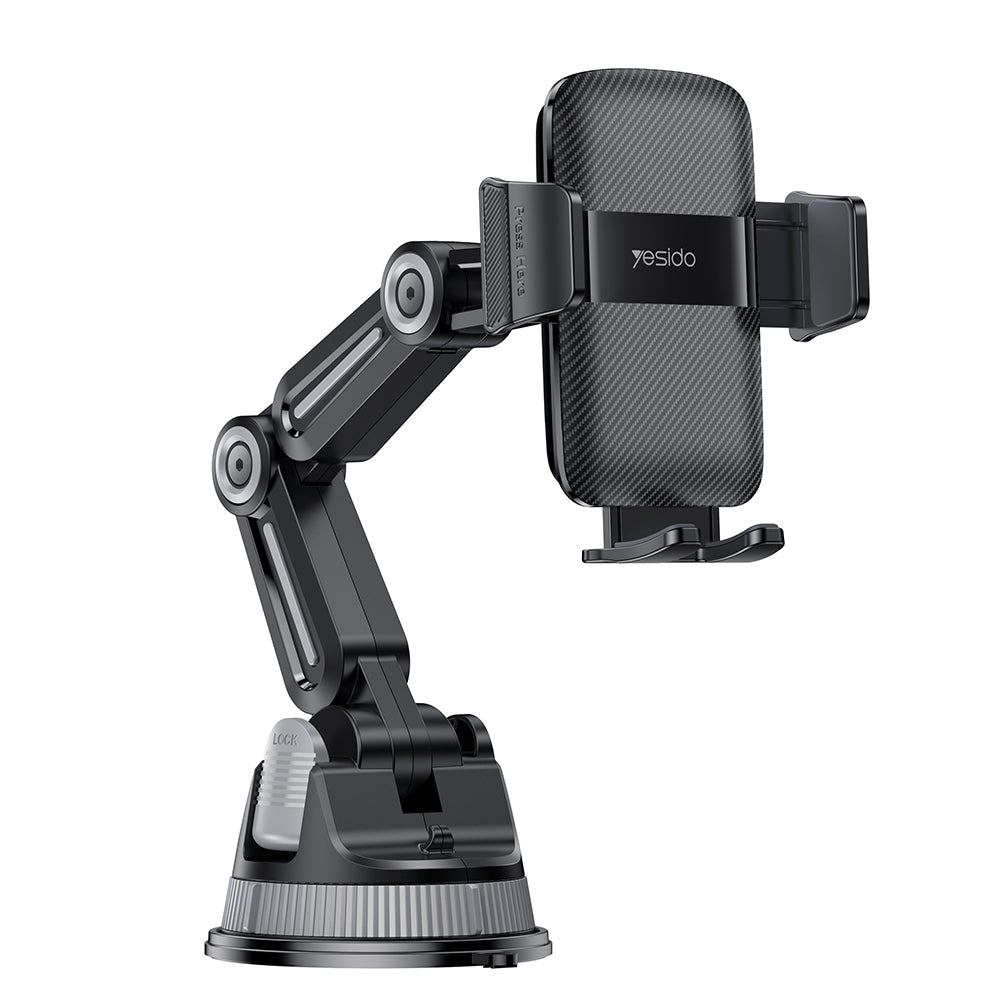 Yesido C275 black adjustable truck dashboard phone holder