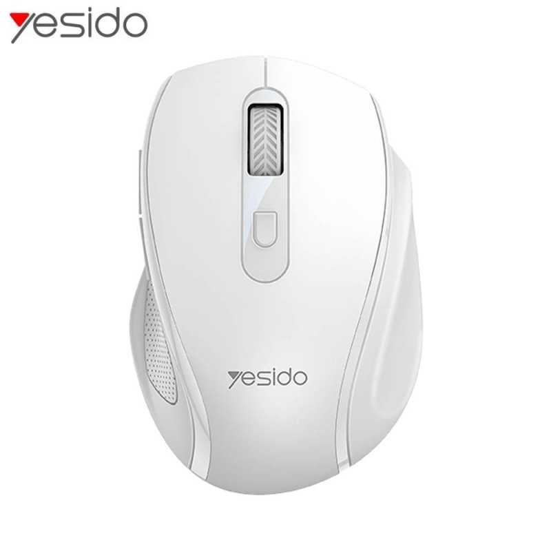 Yesido KB45 six-button wireless mouse in white