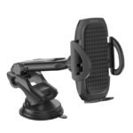 Yesido C111 black telescopic suction cup car phone holder
