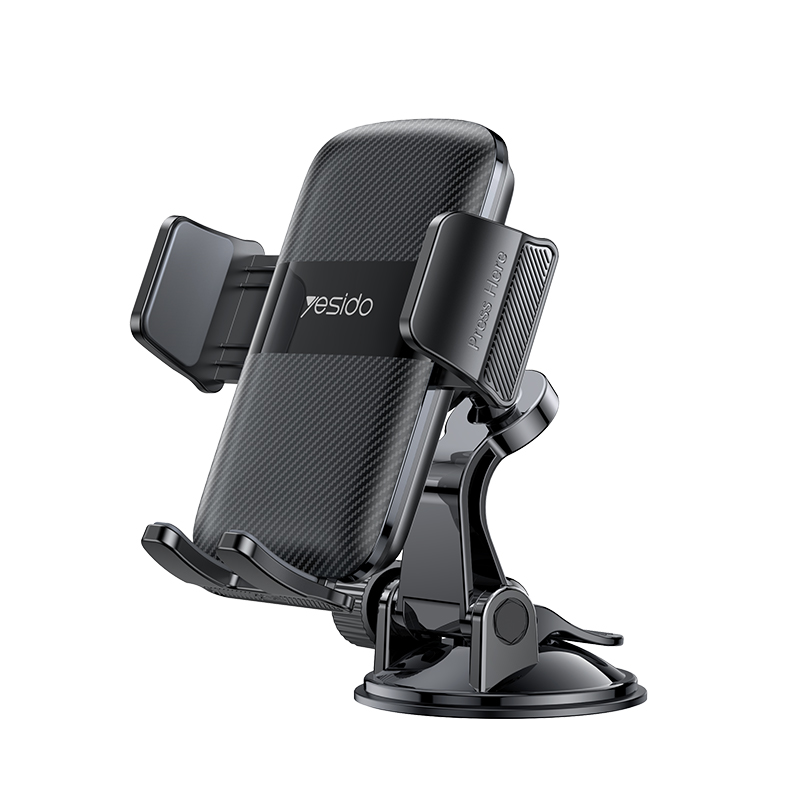 Yesido C175 black suction cup dashboard phone holder