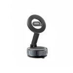 Go-Des GD-HD241 black folding magnetic vacuum phone holder