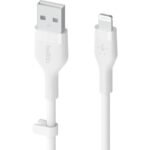 Belkin BoostCharge Flex USB-A to Lightning cable, 2 metres, white