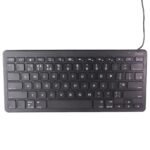 ZAGG black wired USB-C keyboard with UK English QWERTY layout