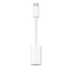 Apple USB-C to Lightning Adapter MUQX3ZM/A complete adapter on white background