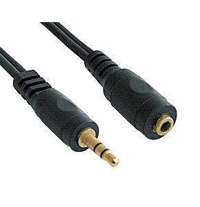 AUX extension cable 1.5m male to female