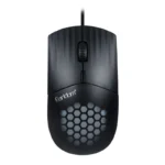 Earldom KM5 black wired gaming mouse top view
