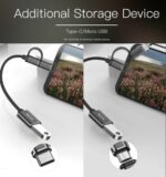 Yesido 2 in 1 otg usb A to C & B - Image 2