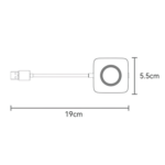 Yesido KM23 adapter size diagram