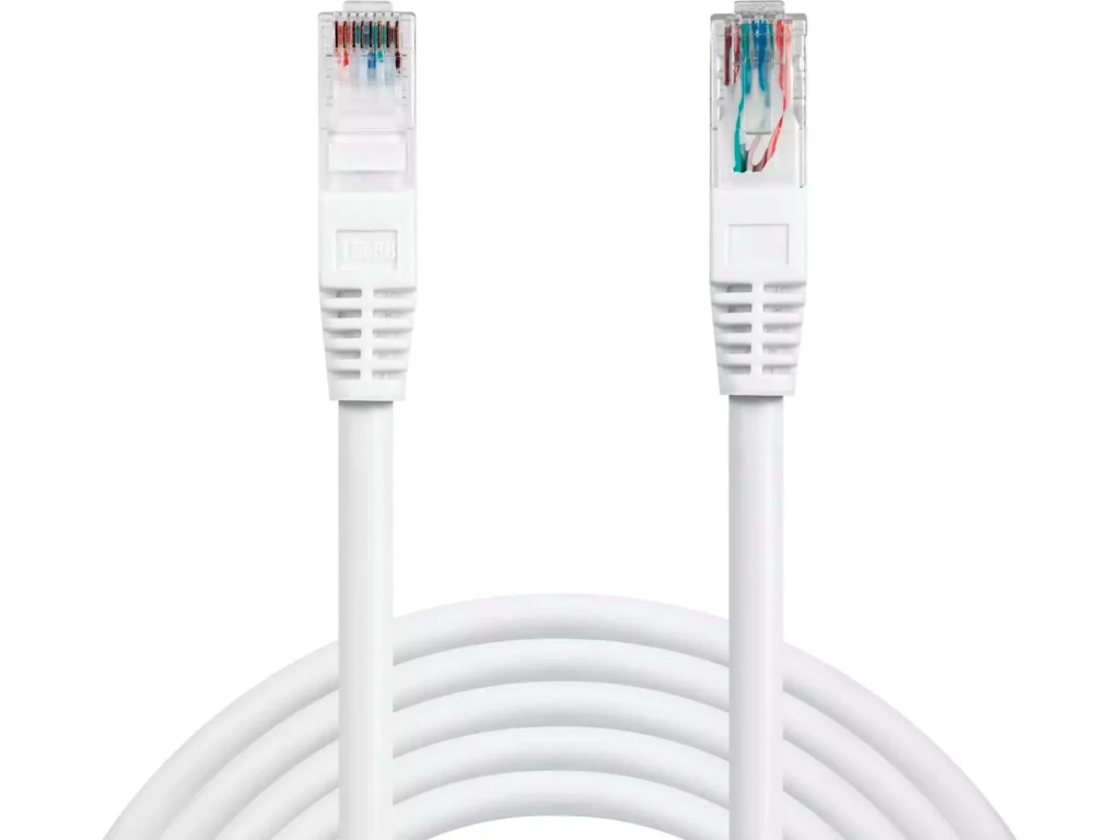 Sandberg 506-95 white 3 metre Cat6 network cable with RJ45 connectors