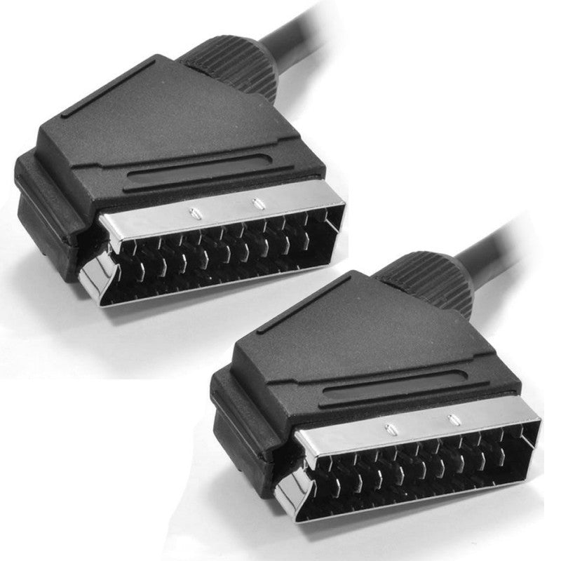 SCART to SCART stereo 21-pin cable
