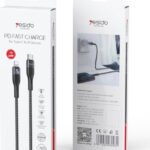 Yesido CA65 USB-C to Lightning 20W cable, 1 metre, retail packaging