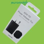SAMSUNG 65W EP-T6530 Power Adapter Trio USB-X 2 PORTS,USB-A PORT Black Retail Pack