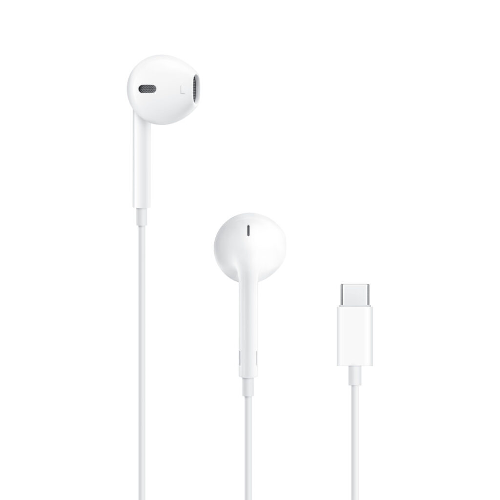 Apple EarPods with USB-C connector in white