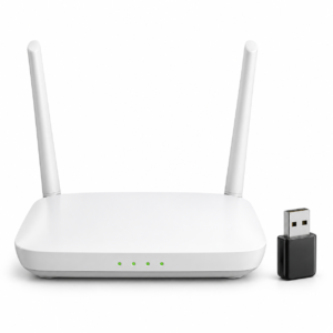 Wireless router and USB Wi-Fi dongle