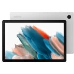 Samsung Galaxy Tab A8 SM-X200 front and rear views on white background