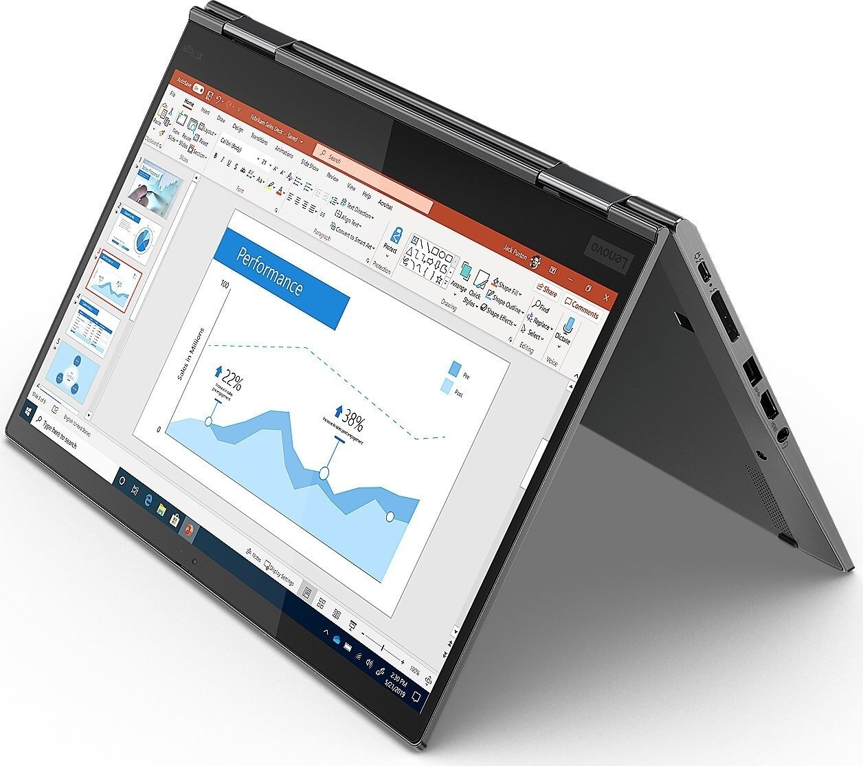 stock-m50-26536-1-1.jpg Lenovo ThinkPad X1 Yoga 10TH Gen Touch Screen / W11 Pro / 14"/ Core i5-10310u @1.70GHz /16GB/ 240GB/ Grade A - Image 1